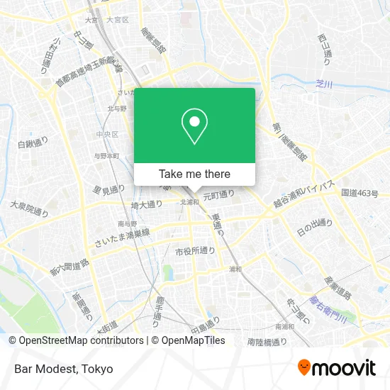 Bar Modest map
