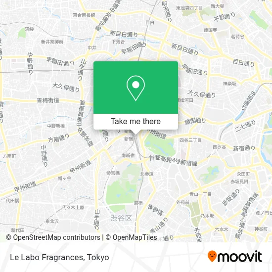 Le Labo Fragrances map