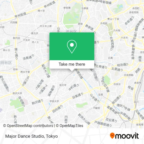 Major Dance Studio map