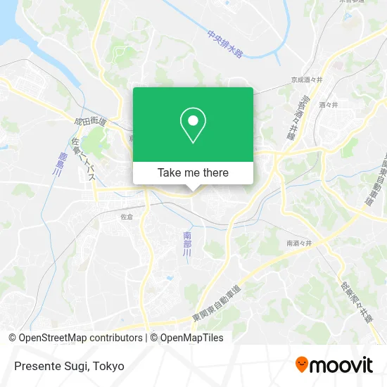 Presente Sugi map
