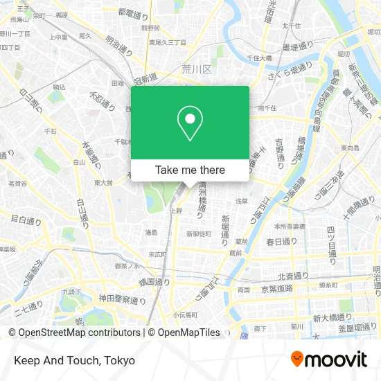Keep And Touch map