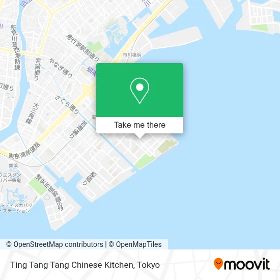 Ting Tang Tang Chinese Kitchen map