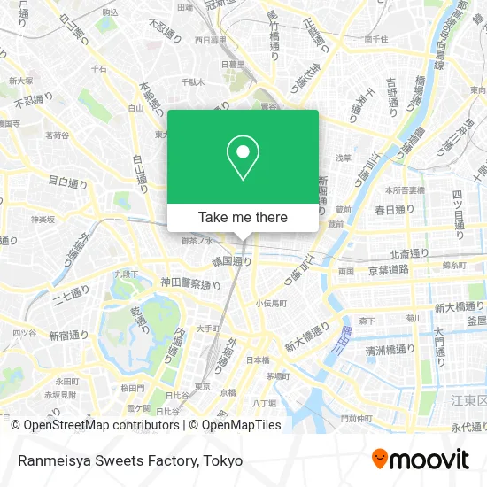 Ranmeisya Sweets Factory map