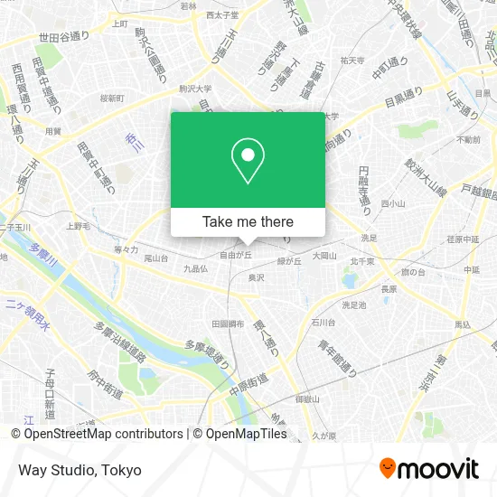Way Studio map