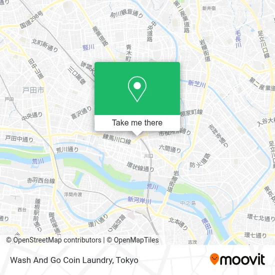 Wash And Go Coin Laundry map