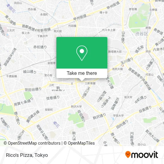 Rico's Pizza map