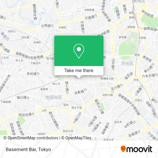 Basement Bar map