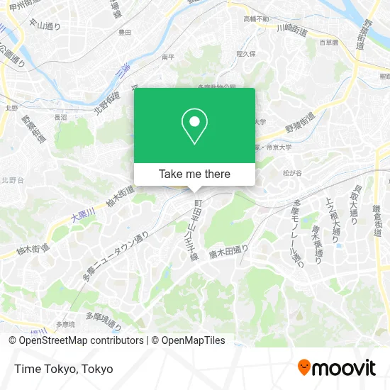 Time Tokyo map