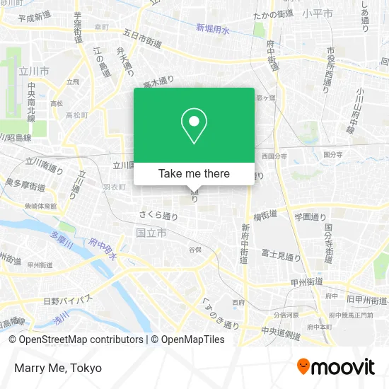 Marry Me map