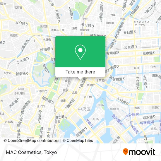 MAC Cosmetics map