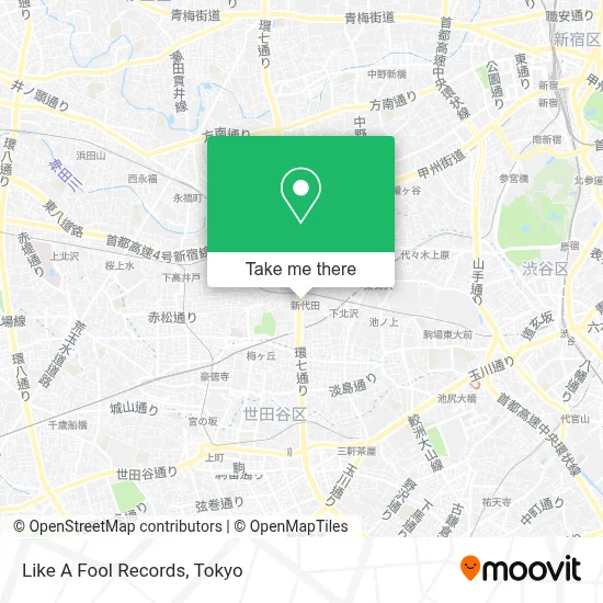 Like A Fool Records map
