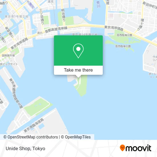 Unide Shop map
