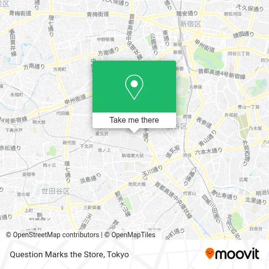 Question Marks the Store map