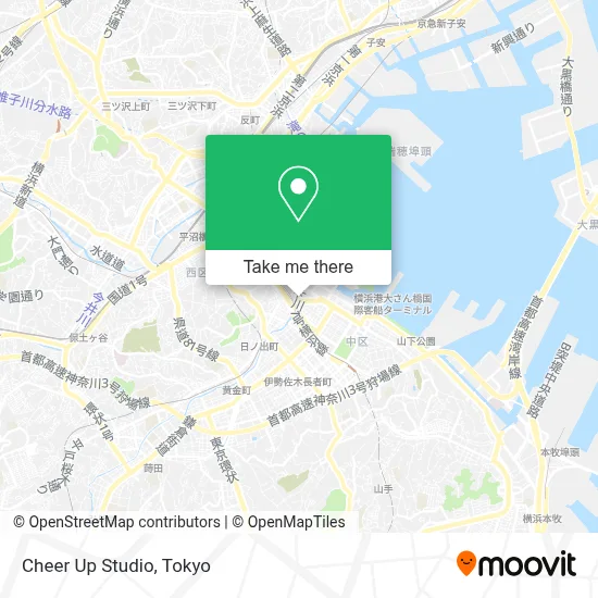 Cheer Up Studio map