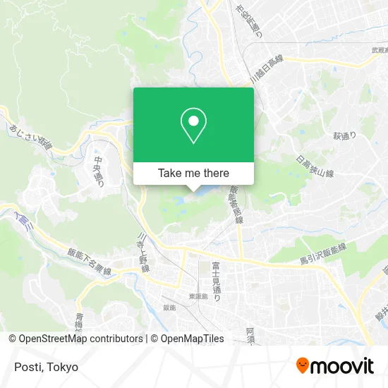 Posti map