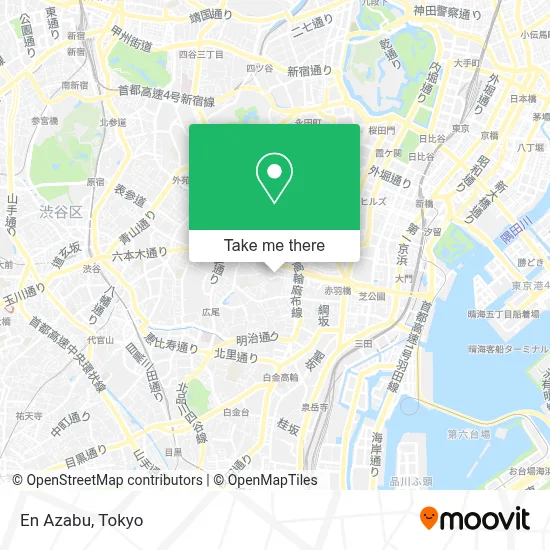 En Azabu map