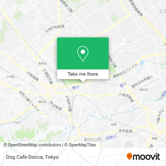 Dog Cafe Docca map