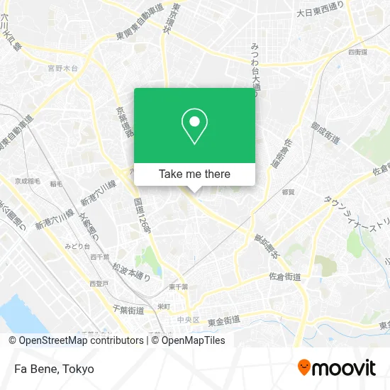 Fa Bene map
