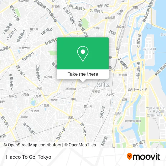 Hacco To Go map