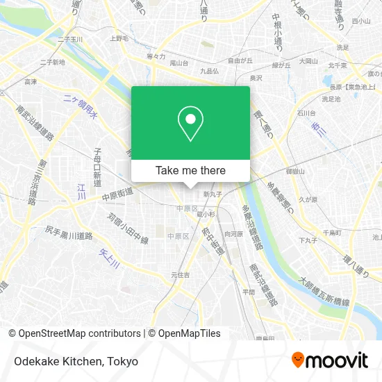 Odekake Kitchen map