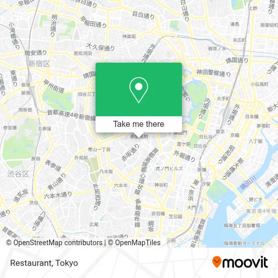 Restaurant map