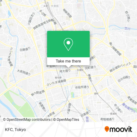 KFC map