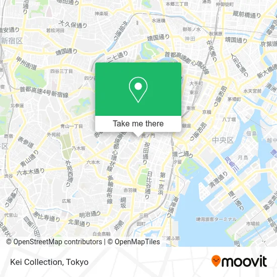Kei Collection map