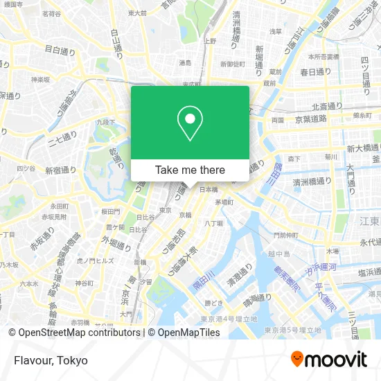 Flavour map