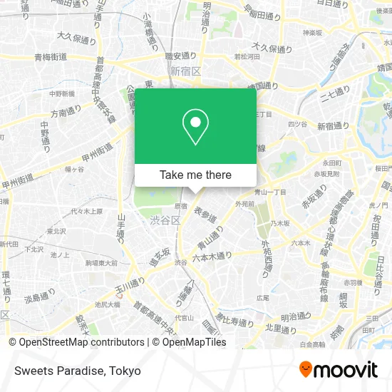 Sweets Paradise map