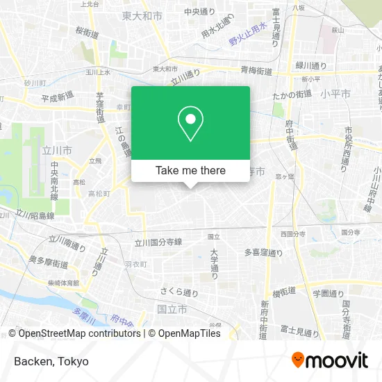 Backen map