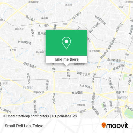 Small Deli Lab map