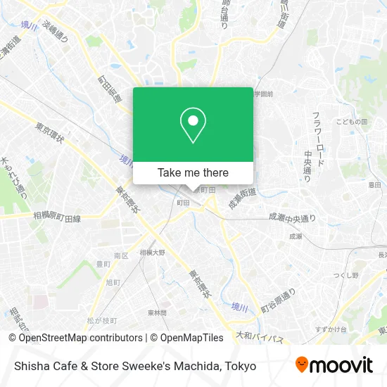 Shisha Cafe & Store Sweeke's Machida map