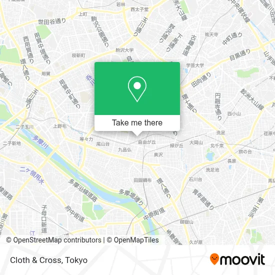 Cloth & Cross map