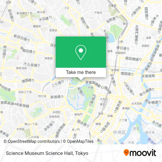 Science Museum Science Hall map