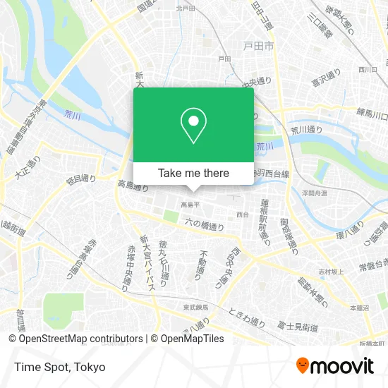 Time Spot map
