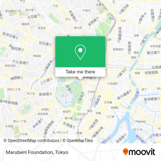 Marubeni Foundation map