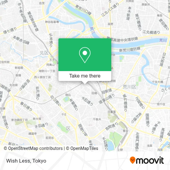 Wish Less map