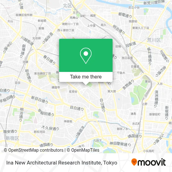 Ina New Architectural Research Institute map