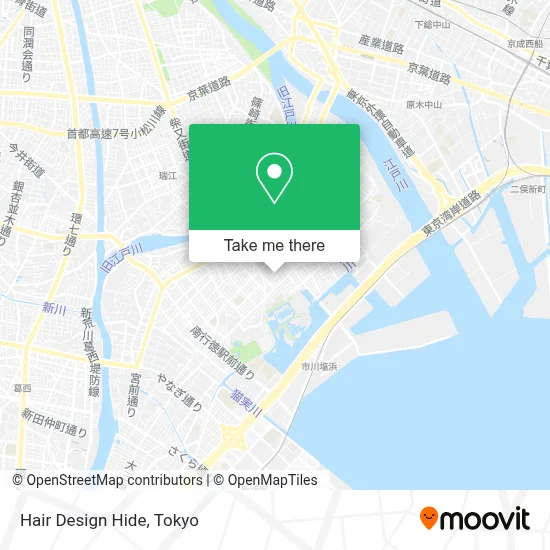 Hair Design Hide map