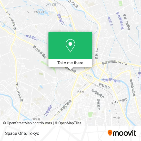Space One map