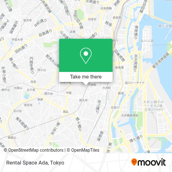 Rental Space Ada map