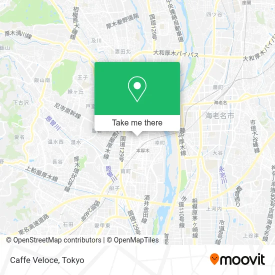 Caffe Veloce map