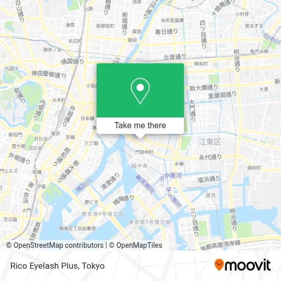 Rico Eyelash Plus map