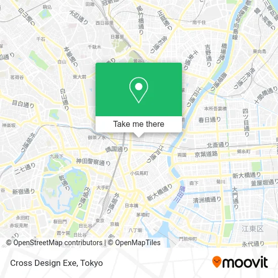Cross Design Exe map