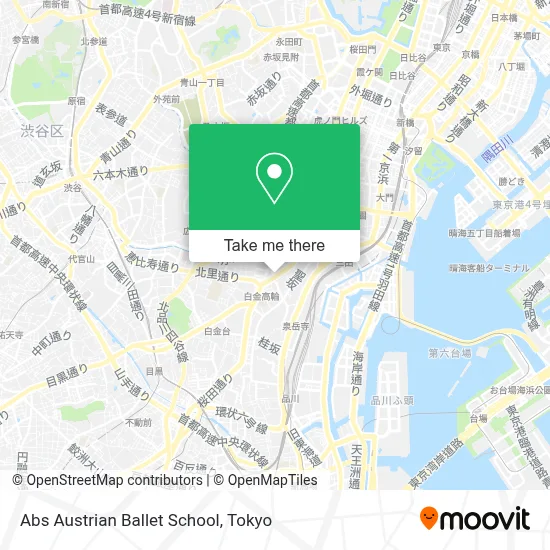 Abs Austrian Ballet School map