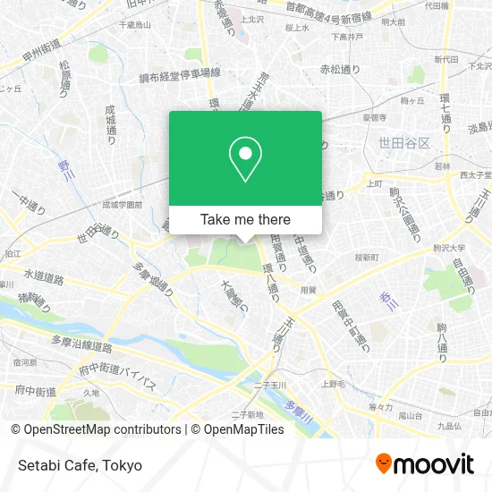 Setabi Cafe map