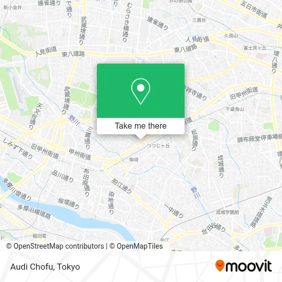 Audi Chofu map