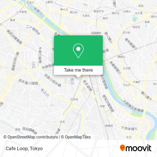 Cafe Loop map