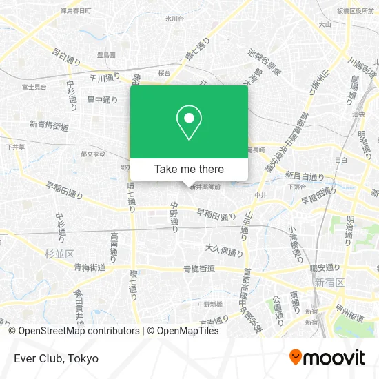 Ever Club map