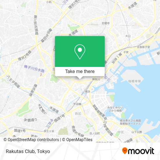 Rakutas Club map